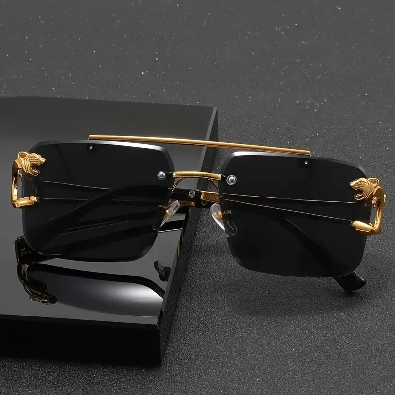 Golden Fashion Tiger Sunglasses front view