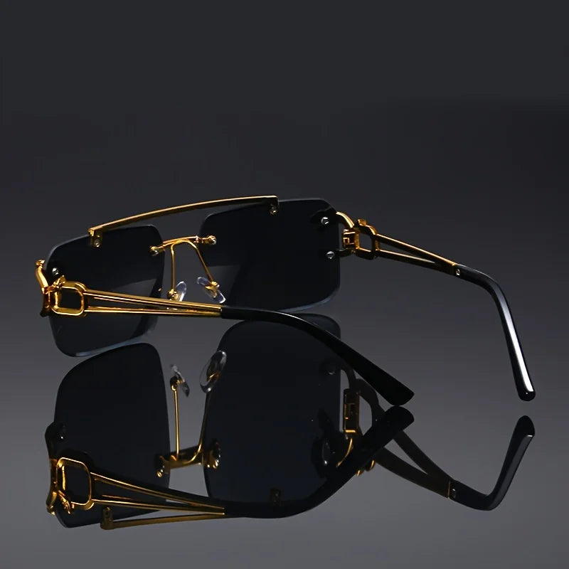 Golden Fashion Tiger Sunglasses black view