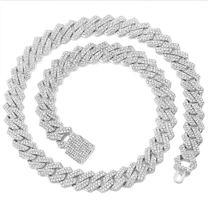 14MM Iced Cuban Link Chain Necklace – Hip Hop CZ Diamond Chain