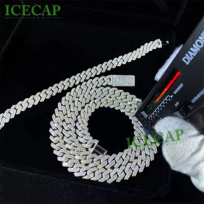 Moissanite Iced Out Cuban Link Chain and Bracelet – VVS Shine