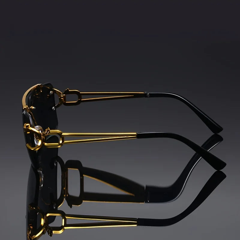 Golden Fashion Tiger Sunglasses side view